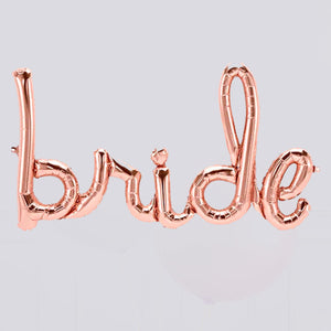 Script Mylar Balloon "Bride"