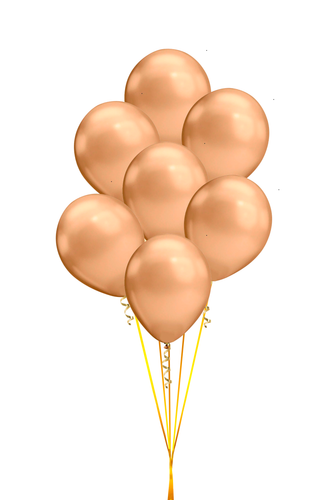 Bundle de globos de látex mini oro