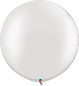 Pearl White Latex Balloon 30